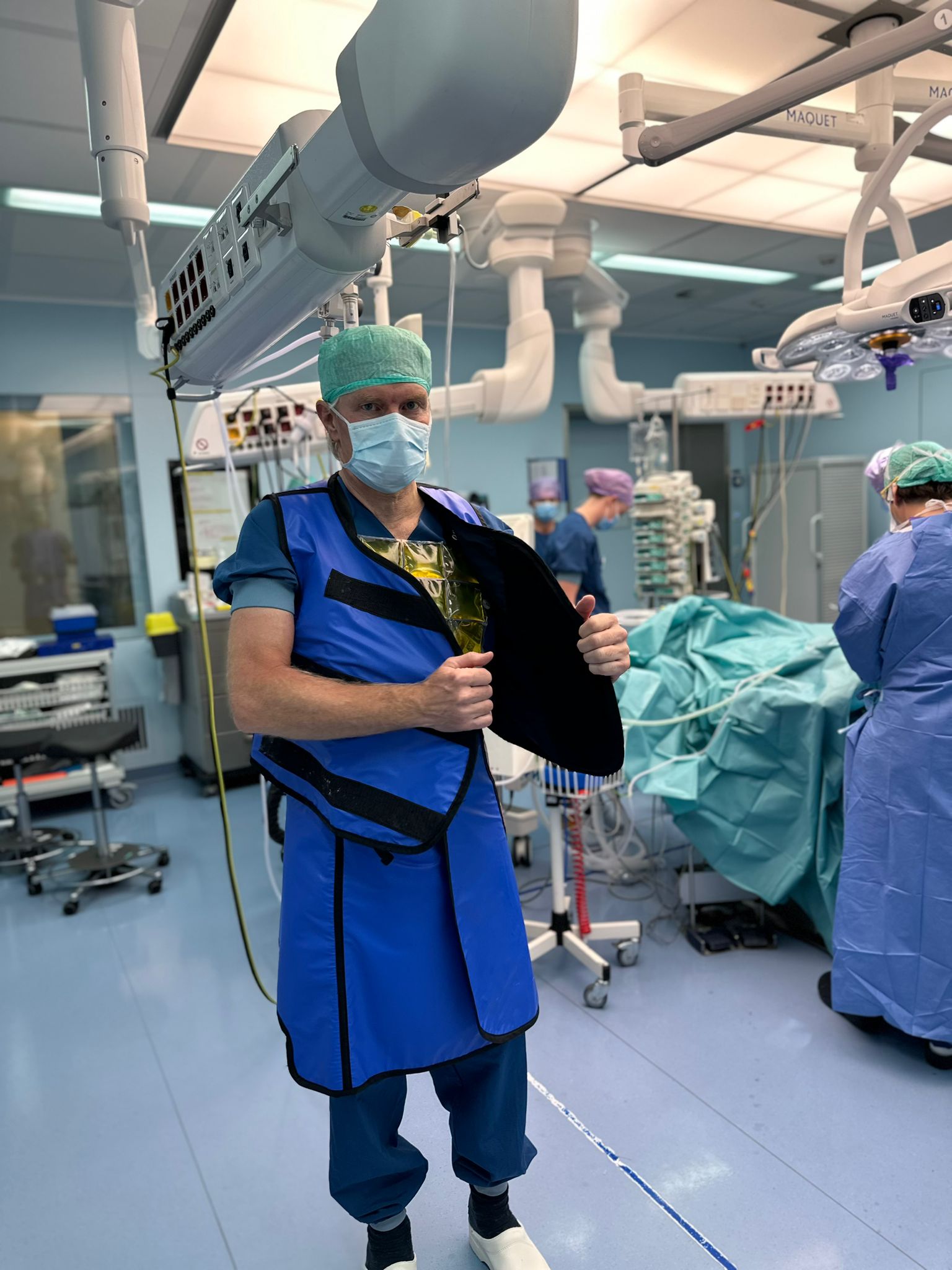 Inuteq koelvest op operatiekamer wordt aangetrokken